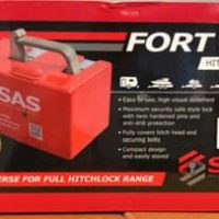 SAS Fortress IB Hitch Lock - heavy duty and versatile as can be fitted hitched or unhitched