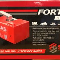 SAS Fortress K Hitch Lock - (Free delivery) heavy duty and versatile as can be fitted hitched or unhitched