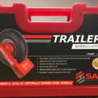 SAS Trailer Clamp - to fit 8,10 or 12" central dished steel trailer wheels