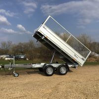 Debon PW 2.4 3 way tipping trailer WITH MESH SIDES MGW 2600kg 3m x 1.8m NEW MODEL Feb 2022