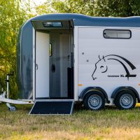 Cheval Liberte Touring Country XL showing front ramp open