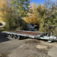 TIKI FX460 TRI 10" Flatbed With Spare wheel (optional sides and ramps)